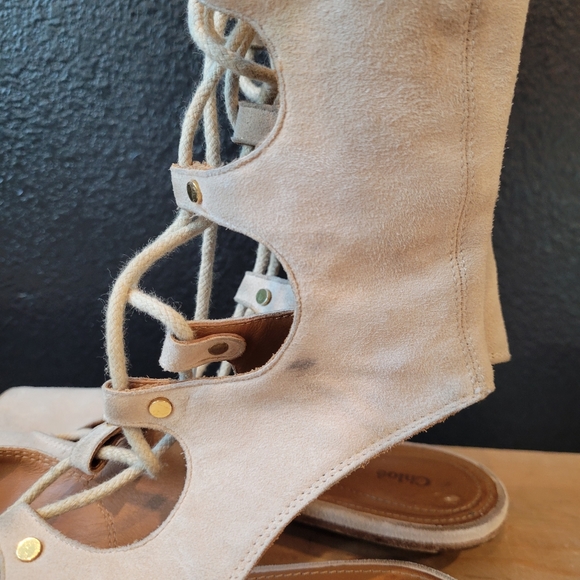 Chloe Lace Up Gladiator Sandals 40 - Picture 7 of 12